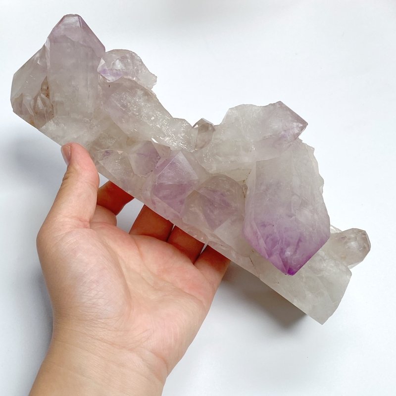 9 Pieces Raw Amethyst Cluster Polished Point (Sea Freight Only) -Wholesale Crystals