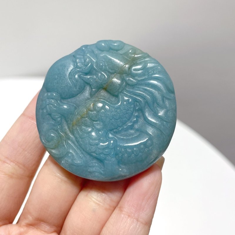 9 Pieces Unique Trolleite Stone Dragon Crystal Carving - Wholesale Crystals