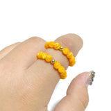 21 Types Crystal Beaded Rings Wholesale Tiger Eye Blue Aventurine