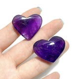 93 Pieces Amethyst Heart Shape - Wholesale Crystals