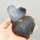 36 Pieces Geode Druzy Agate Heart
