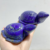 9 Pieces Lapis Lazuli Sea Turtles Carving