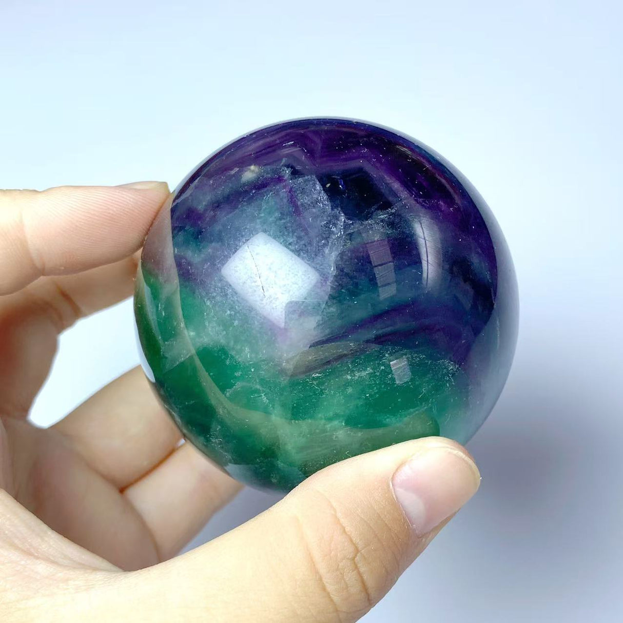 45.5KG Colorful Fluorite Rainbow Spheres 5-7cm (Sea Freight Only)