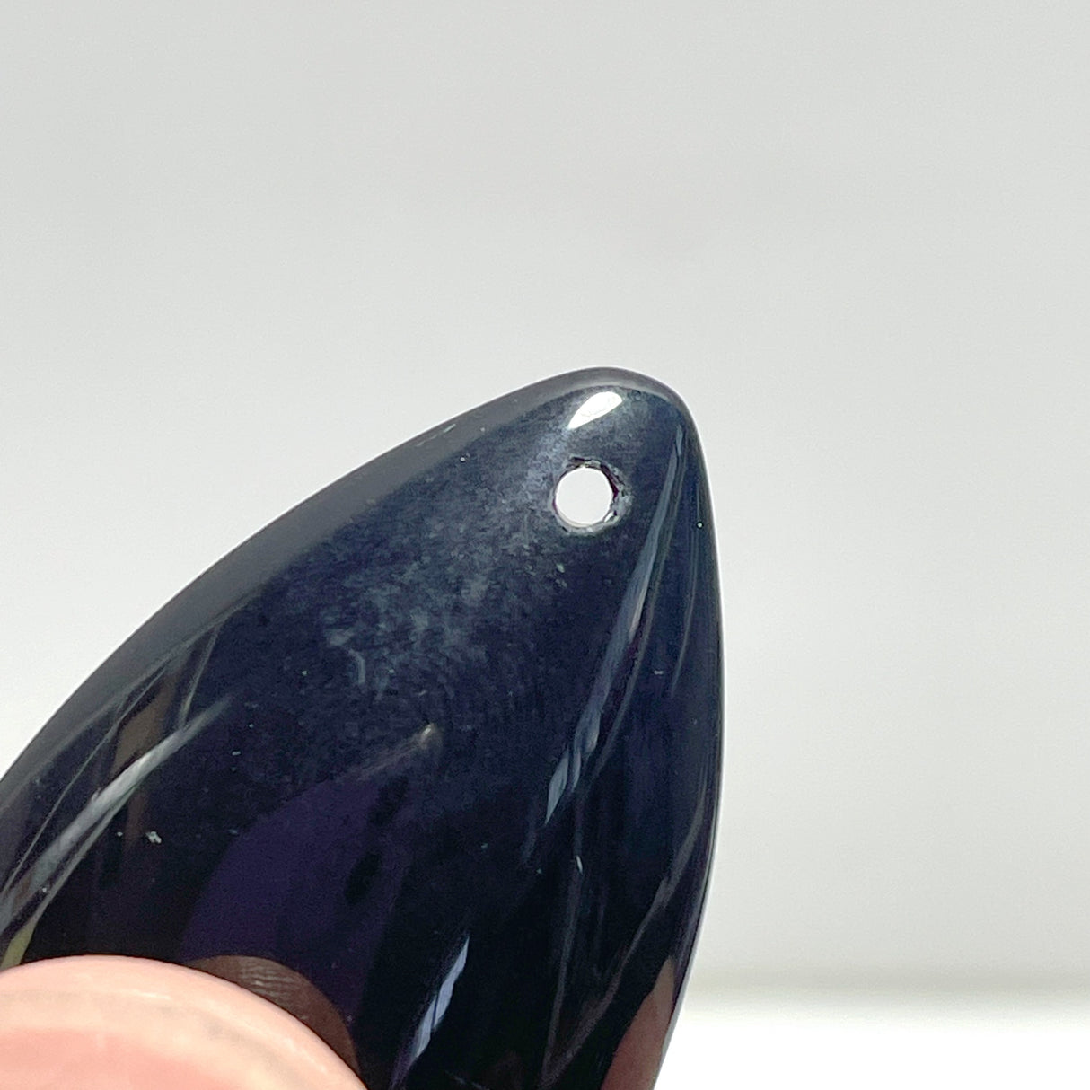 Black Obsidian Teardrop Accessory Pendant DIY Wholesale