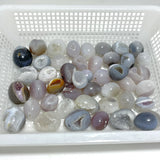 46 Pieces Geode Druzy Agate Eggs