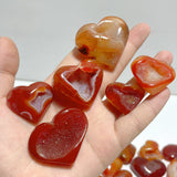 Geode Druzy Carnelian Heart Wholesale