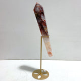 6 Pieces Fire Quartz Magic Scepter Wand With Stand