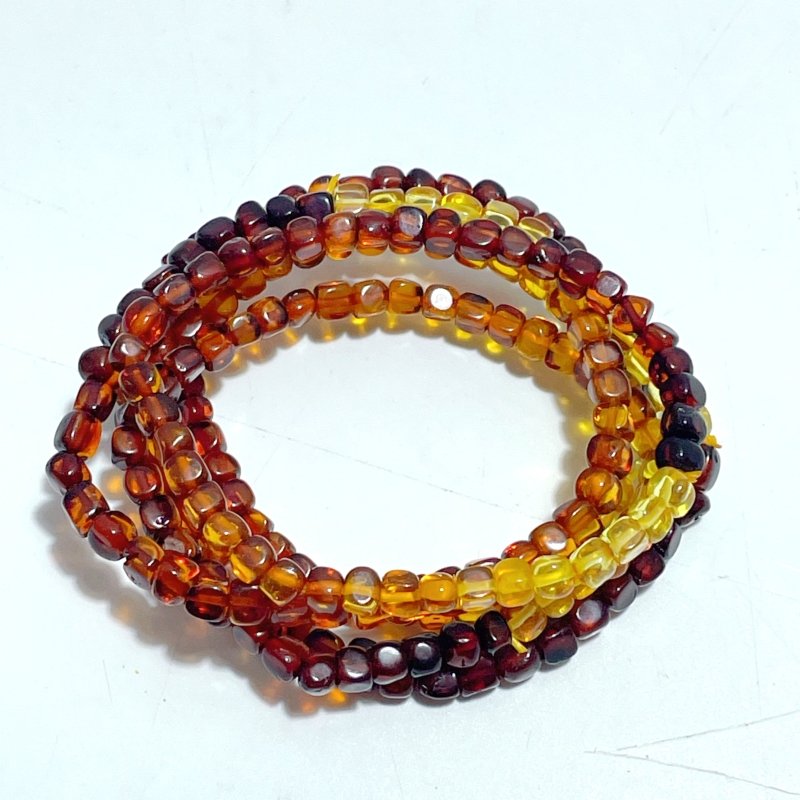 Amber Free Form Gradient Color Bracelets Wholesale - Wholesale Crystals