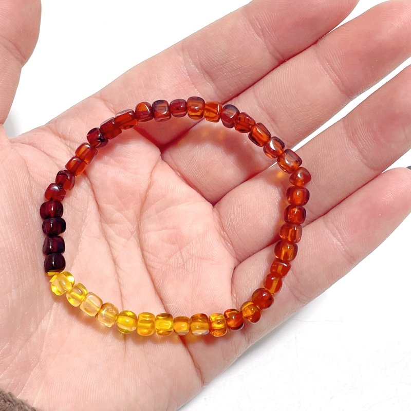 Amber Free Form Gradient Color Bracelets Wholesale - Wholesale Crystals