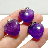 Amethyst Heart Pendants Wholesale - Wholesale Crystals