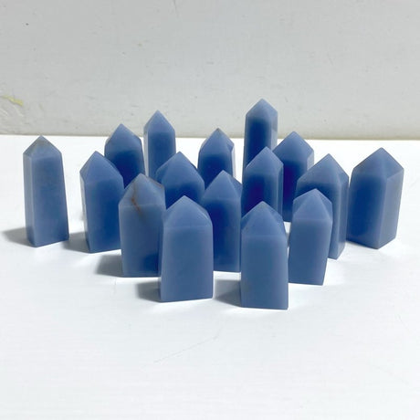 Angelite Four - sided Tower Wholesale - Wholesale Crystals