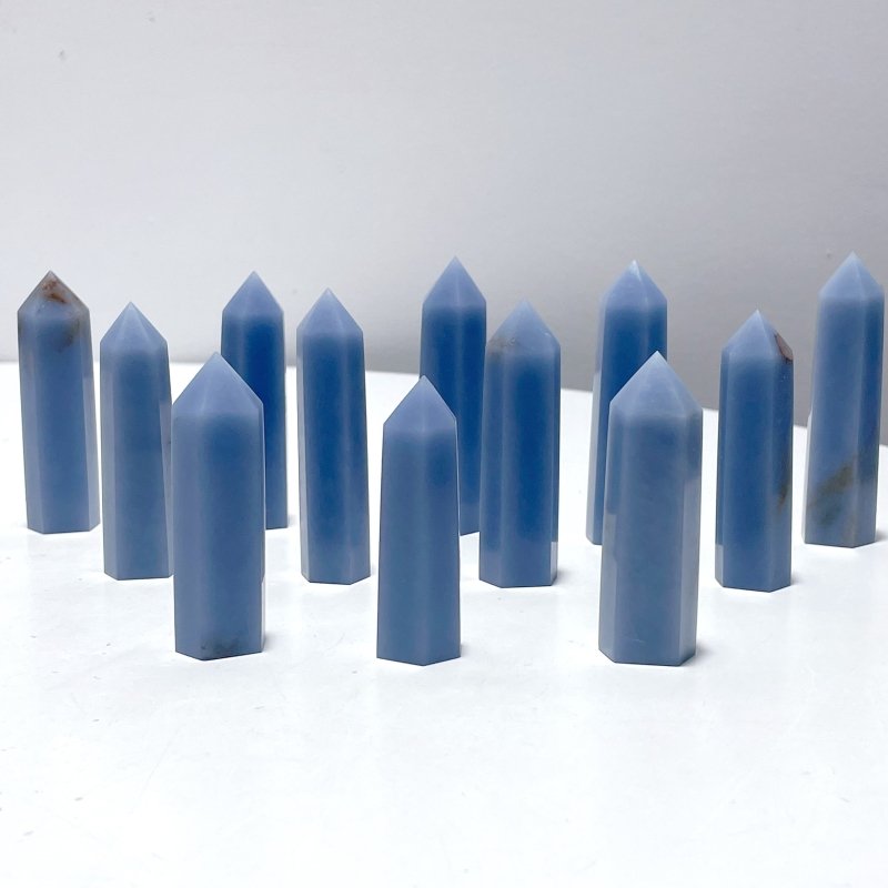 Angelite Point Tower Wholesale - Wholesale Crystals