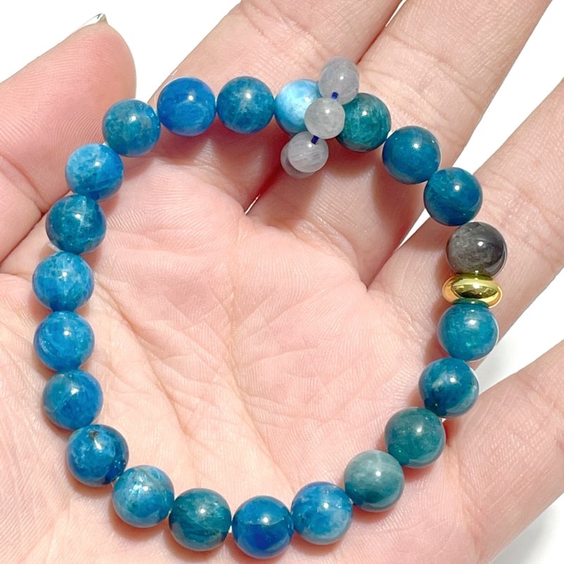 Apatite Silver Sheen Obsidian Labradorite DIY Bracelet Wholesale Original Design - Wholesale Crystals