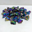Aura Black Obsidian Raw Stone Wholesale -Wholesale Crystals