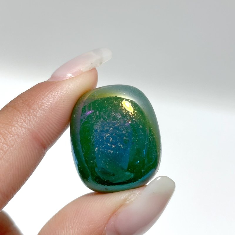 Aura Green Aventurine Tumbled Wholesale - Wholesale Crystals