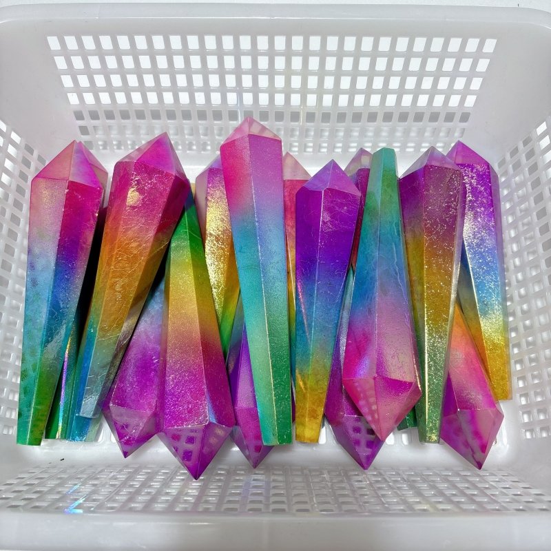 Aura Pink Opal Scepter Magic Wand Wholesale -Wholesale Crystals