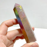 Aura Rhodonite Tower Wholesale - Wholesale Crystals