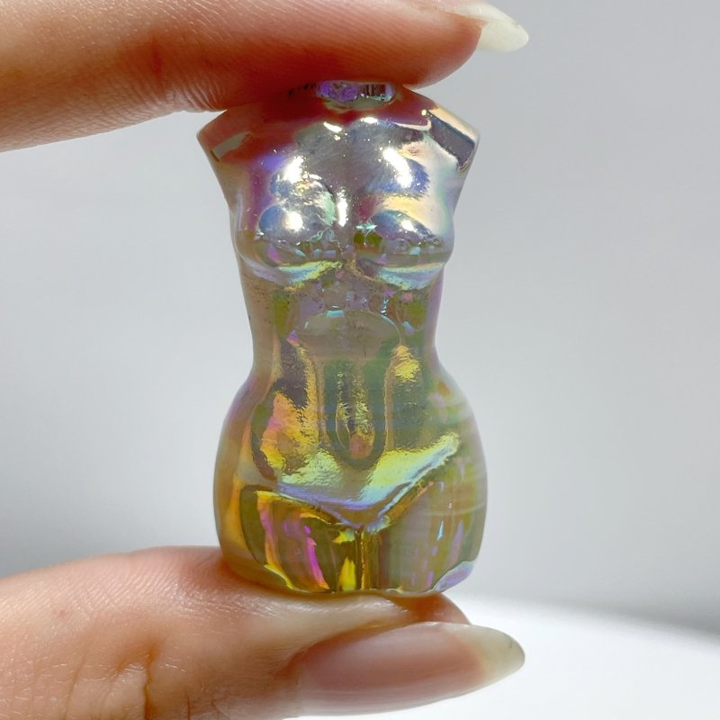 Aura Stripe Agate Goddess Carving Wholesale - Wholesale Crystals