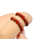 24 Types Crystal Beaded Rings Wholesale Moss Agate Chevron Amethyst Red Jasper