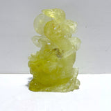 Unique Citrine Dragon Carving