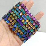 Aura Pyrite Flower Shape Bracelets Wholesale