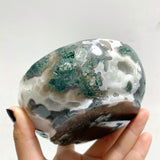7 Pieces Moss Agate Bowl Carving