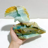 Beautiful Caribbean Calcite Eagle Carving -Wholesale Crystals