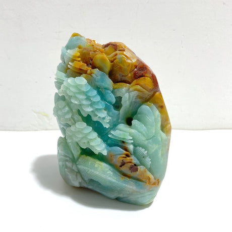 Beautiful Caribbean Calcite Landscape Pavilion Carving 3 - Wholesale Crystals