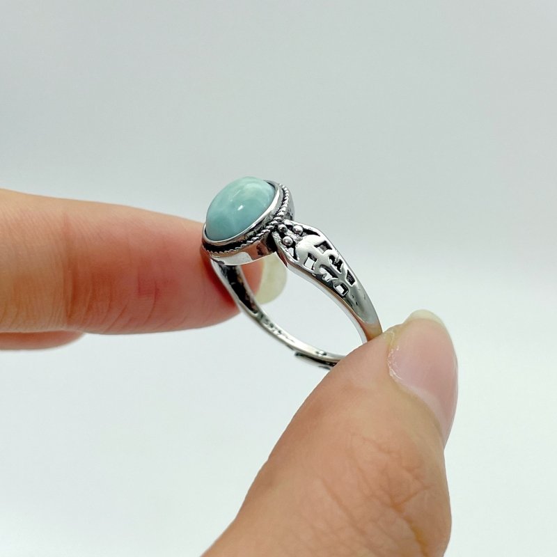 Beautiful Larimar Ring Wholesale Clearance - Wholesale Crystals