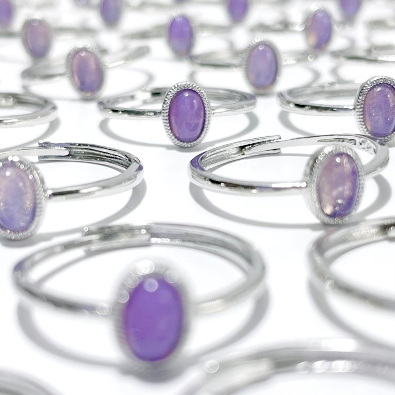 Beautiful Lavender Quartz Scorolite Ring Wholesale - Wholesale Crystals