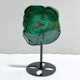 Beautiful Malachite Slab With Stand -Wholesale Crystals
