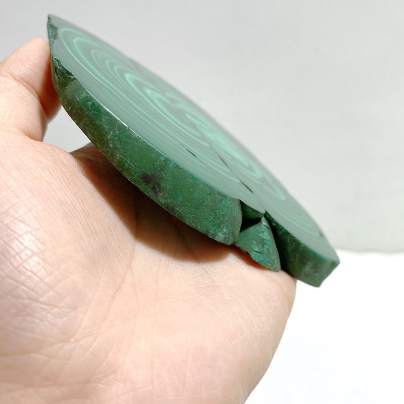 Beautiful Malachite Slab With Stand -Wholesale Crystals