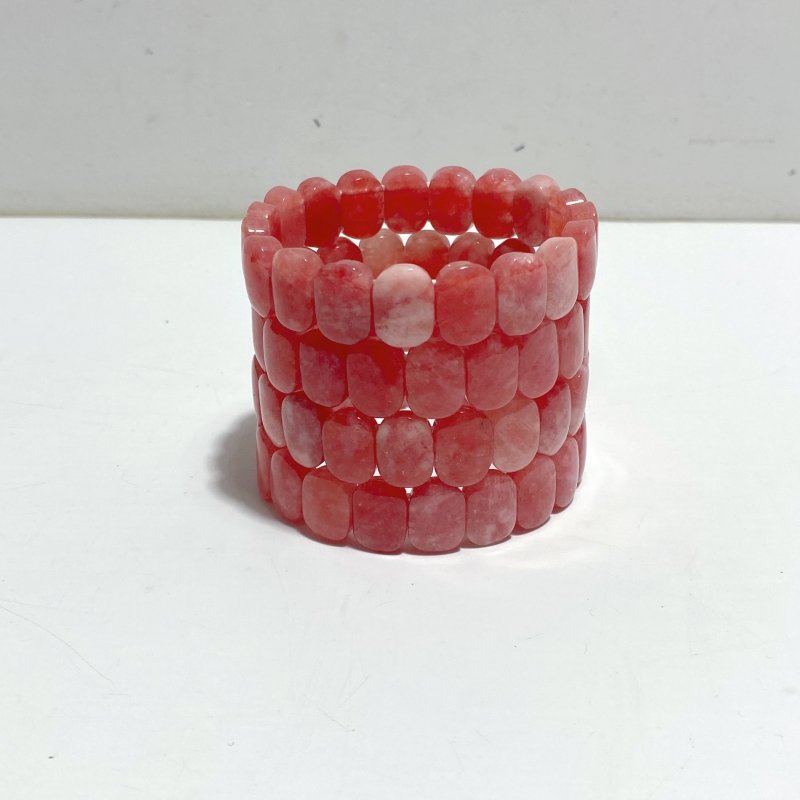 Beautiful Red Calcite Bracelets Wholesale - Wholesale Crystals