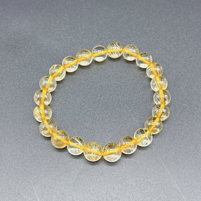 Beautiful Rutile Quartz Crystal Bracelet (HGUB25) - Wholesale Crystals