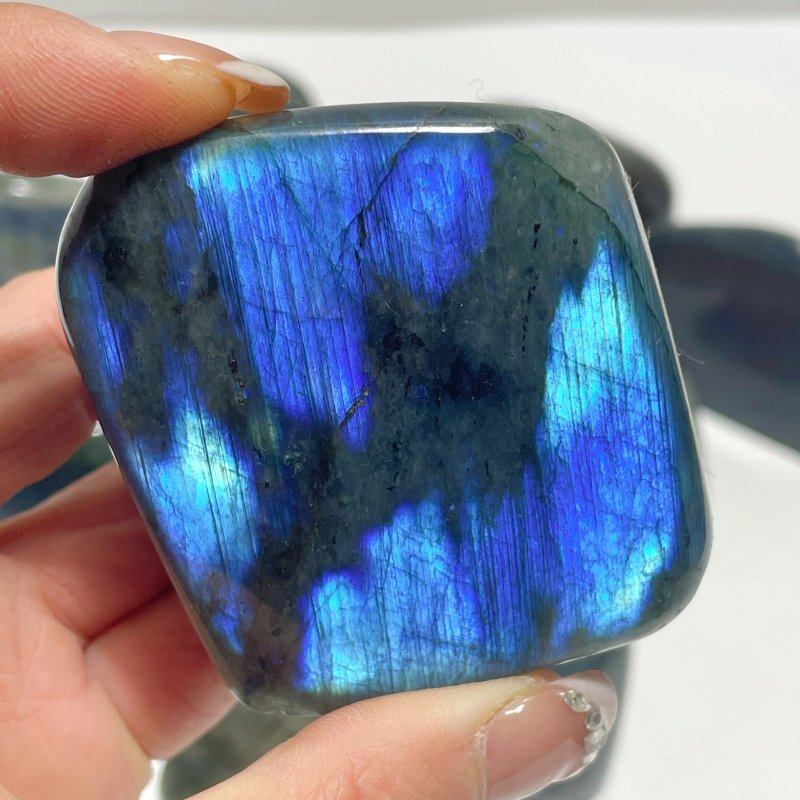 Beautiful Small Flash Blue Yellow Labradorite Home Decor Wholesale - Wholesale Crystals