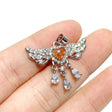 Beautiful Sunstone Heart Wing Pendants Wholesale - Wholesale Crystals