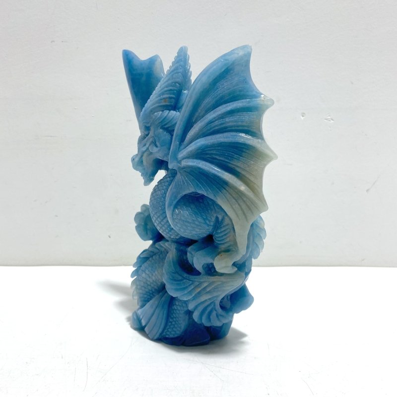 Beautiful Trolleite Flying Dragon Carving - Wholesale Crystals