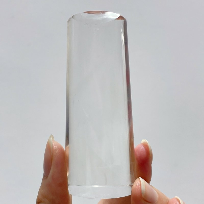 Blue Angel Feathers Quartz Very Clear Cylinder - Wholesale Crystals