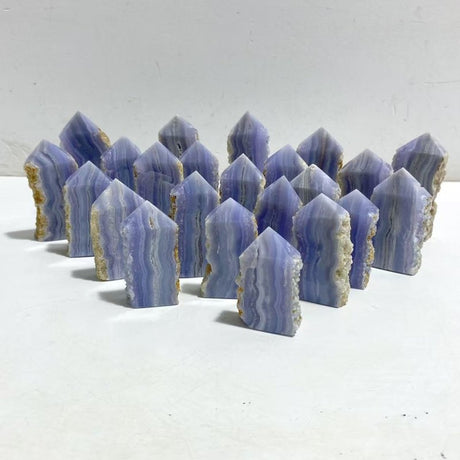 Blue Lace Agate Tower Point Wholesale -Wholesale Crystals