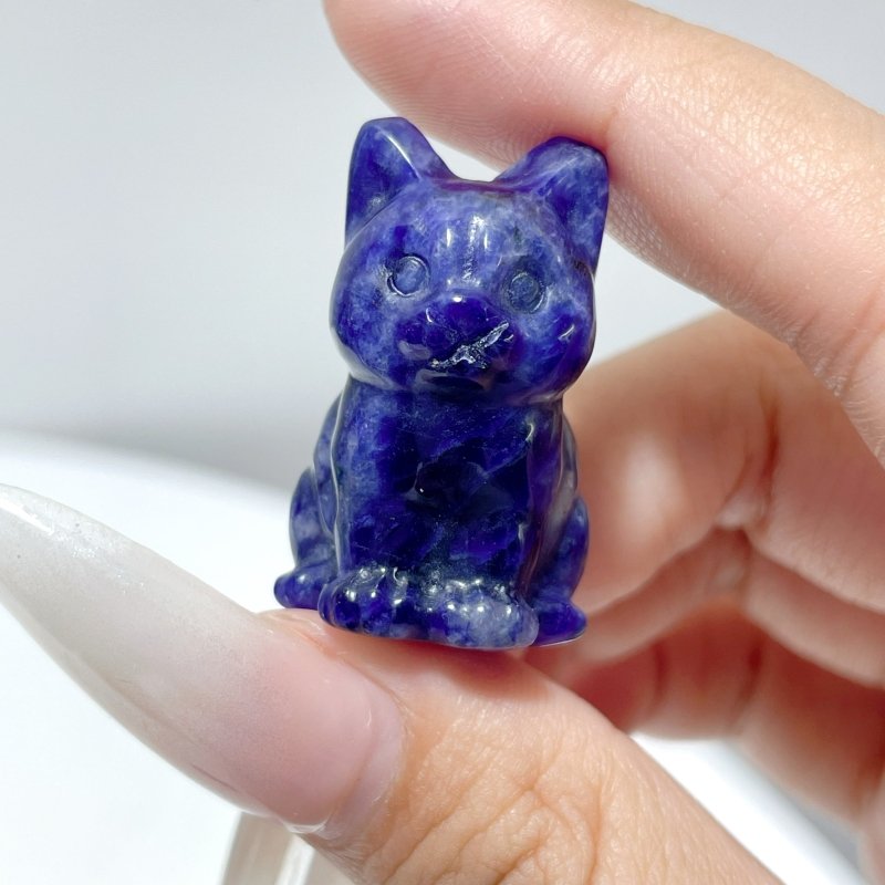 Blue Sodalite Cat Carving Wholesale - Wholesale Crystals