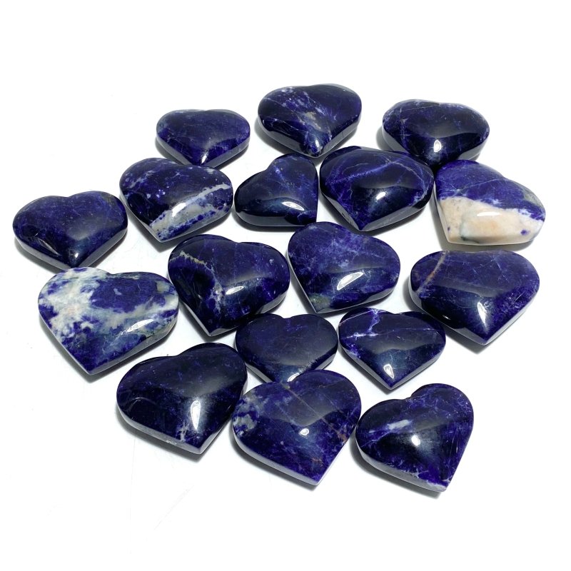 Blue Sodalite Heart Wholesale - Wholesale Crystals