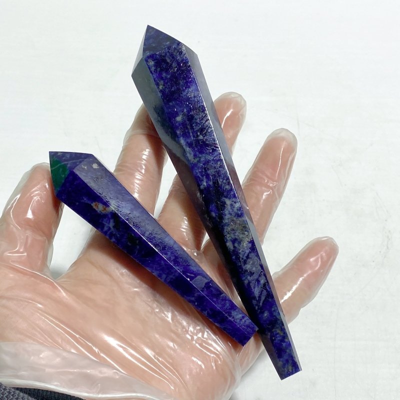 Blue Sodalite Point Magic Scepter Wand Wholesale - Wholesale Crystals