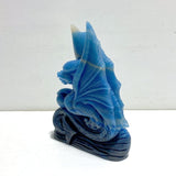 Blue Trolleite Flying Dragon Carving 15 - Wholesale Crystals