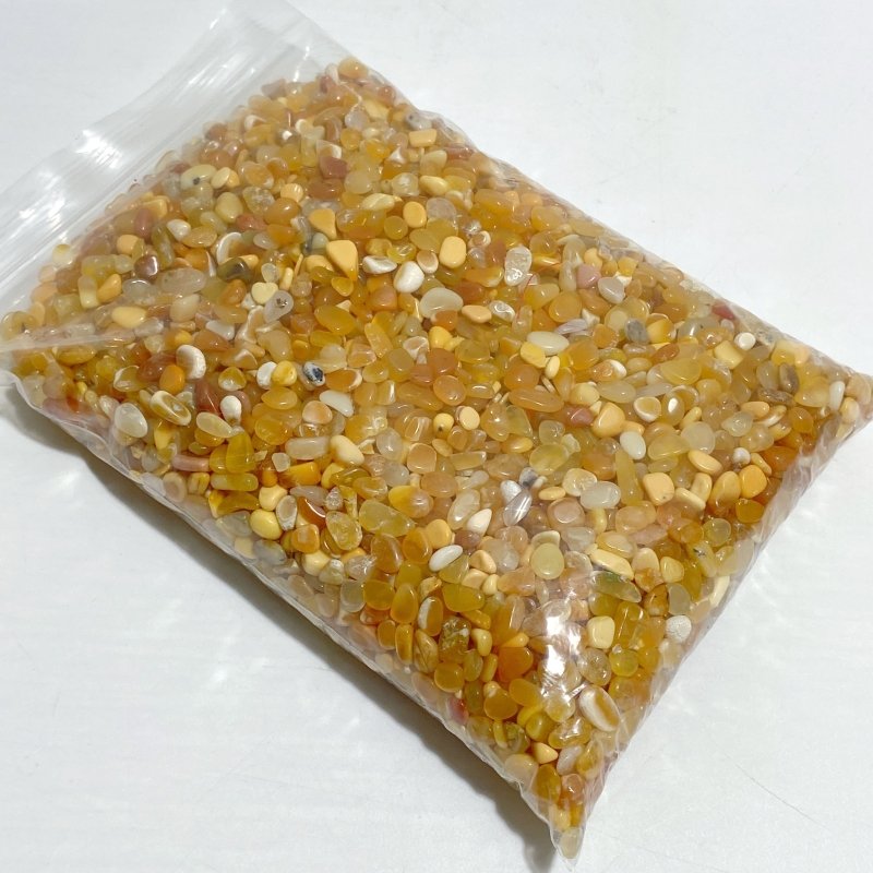 Burmese Yellow Jade Gravel Chips Wholesale -Wholesale Crystals