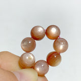 15 Pieces 9mm Pink Mica Bracelets