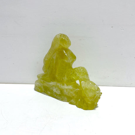 Unique Citrine Mermaid Carving