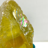 2 Pieces Large Citrine Raw Stone Specimen With Beautiful Rainbow #9