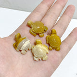 Mini Yellow Mookaite Sea Turtle Carving Wholesale