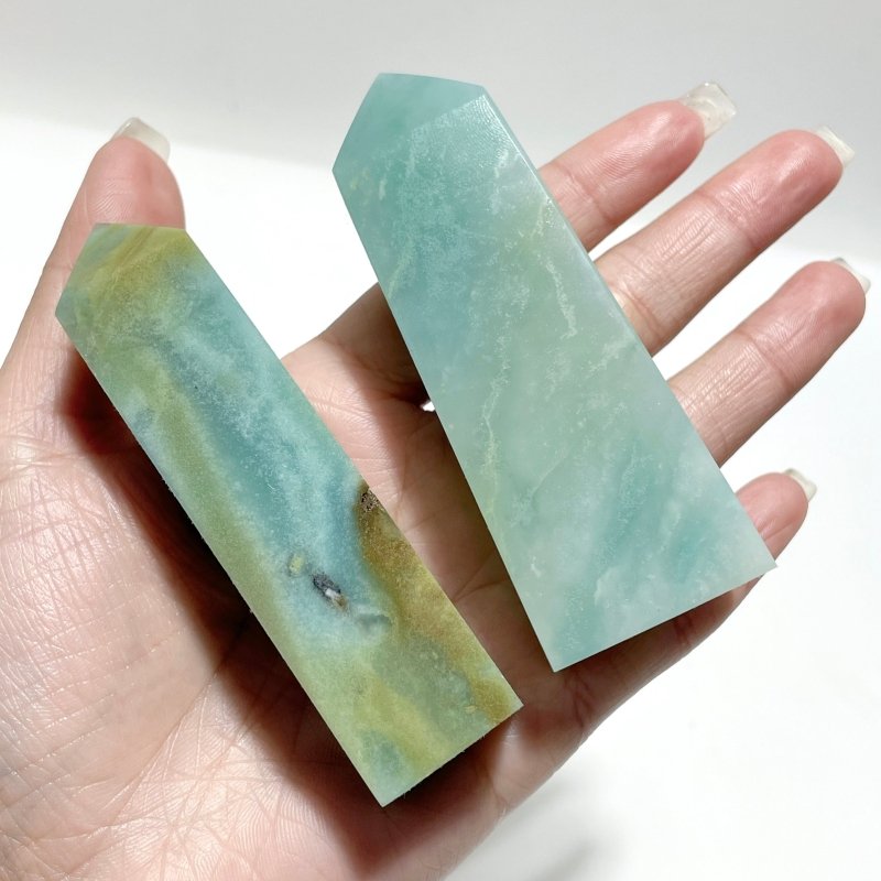 Caribbean Calcite Four - Sided Point Tower Wholesale - Wholesale Crystals