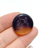 Carnelian 12 Zodiac Small Round Slices DIY Accessories - Wholesale Crystals